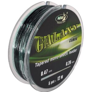 Katran Tapered mono shock leader Galaxy Camo - konusni najlon