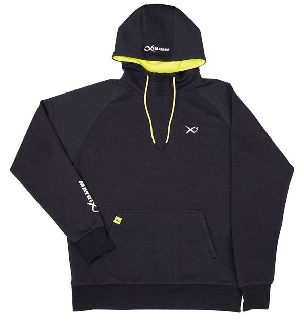 Matrix Duks Minimal Black Marl Hoody - Image 3