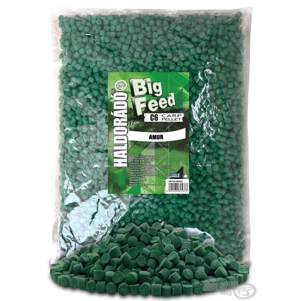 HALDORÁDÓ Big Feed - C6 Pellet - Amur 2,5kg