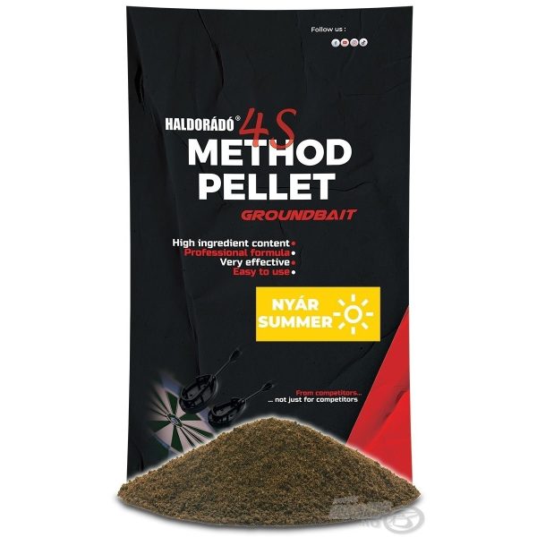 HALDORÁDÓ 4S Method Pellet Hrana - Nyár (Leto)