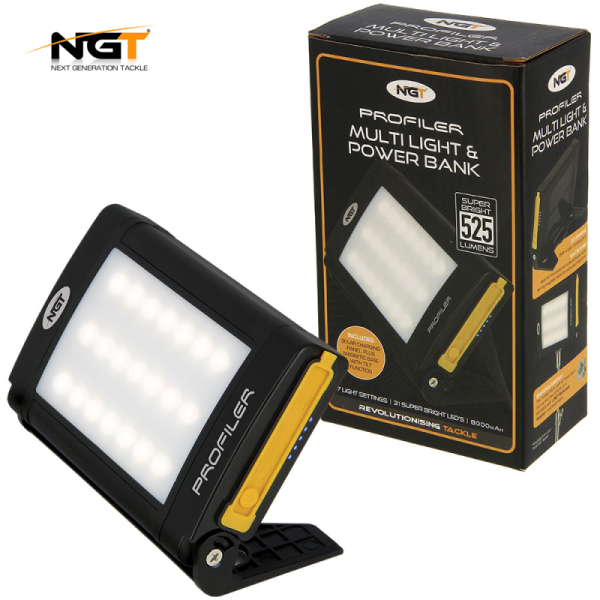 NGT Lampa i eksterna baterija 21 LED Light - 525 Lumena - 8000mAh