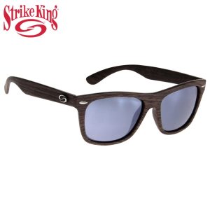 Strike King Naočare Plus Cash Woodgrain Frame, Black Mirror Gray Base Lens