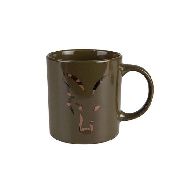 Fox Šolja Green and Camo Head Ceramic Mug