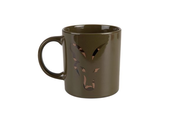 Fox Šolja Green and Camo Head Ceramic Mug - Image 2