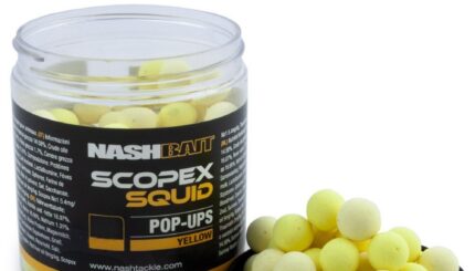 NASH Scopex Squid Pop Ups Yellow 12mm