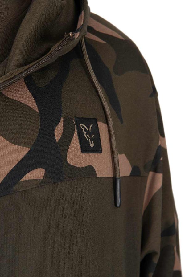 Fox Duks LW Khaki / Camo Split Zip Hoody - Image 3