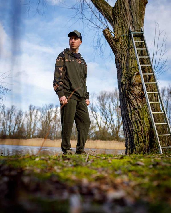 Fox Duks LW Khaki / Camo Split Zip Hoody - Image 8