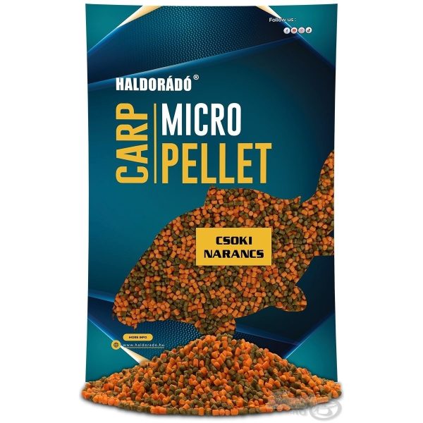 HALDORADO Mikro pelete - Čoko Oranž