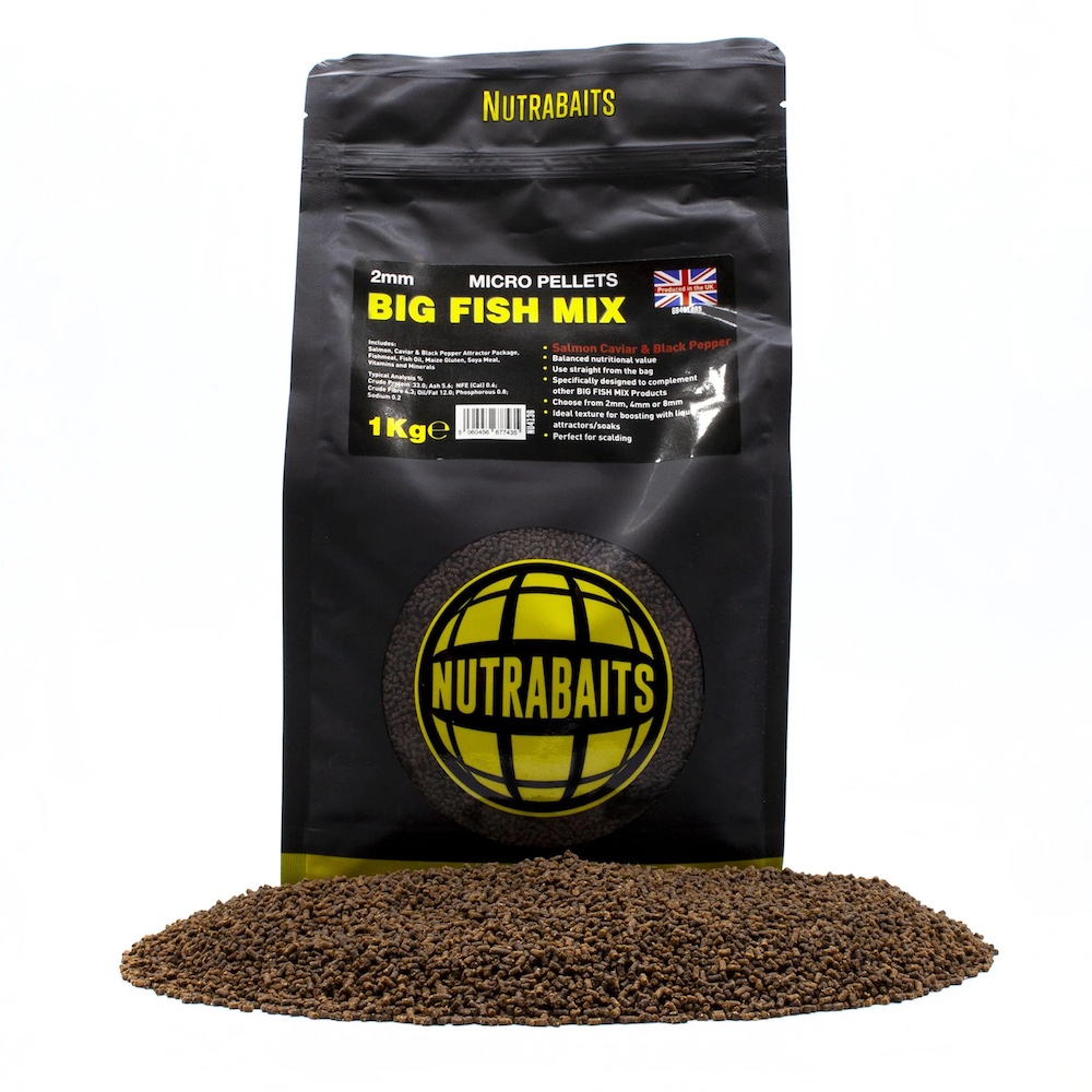 Nutrabaits Big Fish Mix: Salmon, Caviar & Black Pepper Pellets - Slika 2