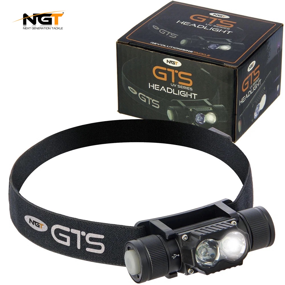 NGT Lampa GTS Headlight - 250 Lumens + UV Light